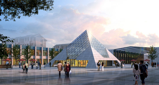 兴化金字塔网架